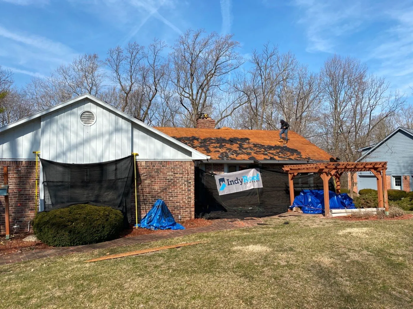 Fiber cement siding installed on a Zionsville home