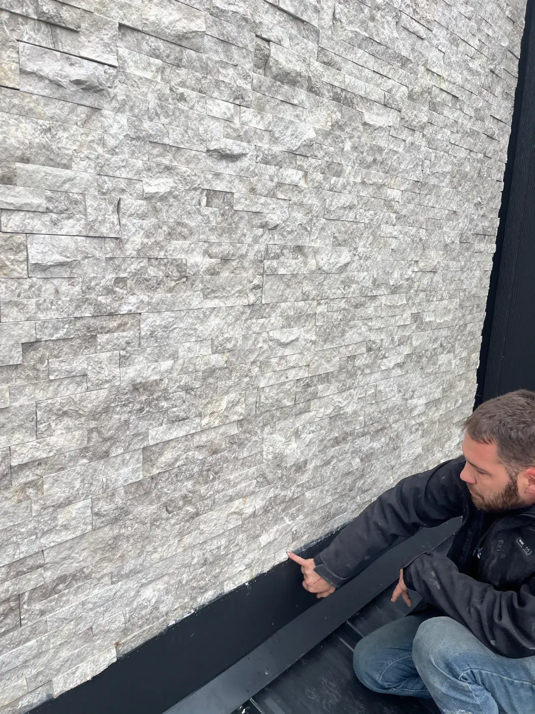 Trim and flashing detail on a Zionsville siding job